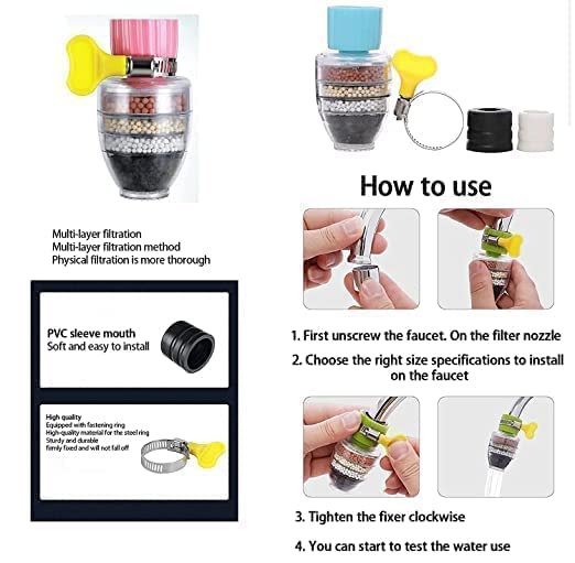 Pentafine Activated Carbon Faucet Water Purifier & Aerator